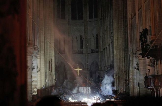 Controlado el incendio que ha devastado Notre Dame