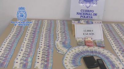 Detenidos dos de los distribuidores de billetes falsos de 20 euros más activos de España