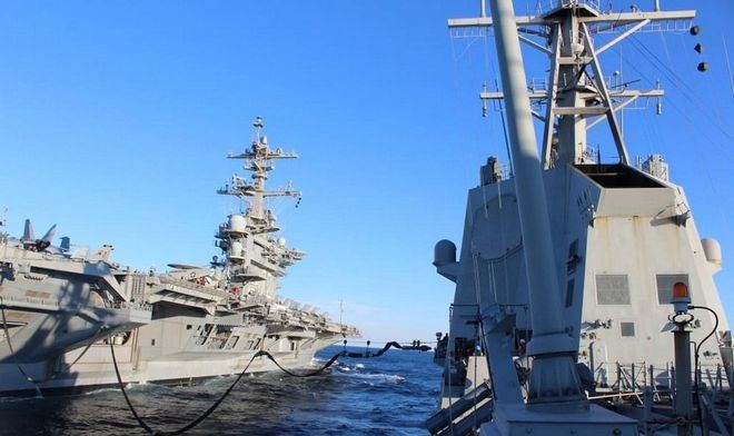 La Méndez Núñez se retira de su misión con el portaaviones Lincoln en el Golfo