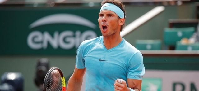 Rafa Nadal alcanza los cuartos en Roma tras ganar a Chardy y a Nikoloz Basilashvili