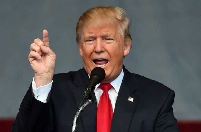 El presidente de los Estados Unidos, Donald Trump