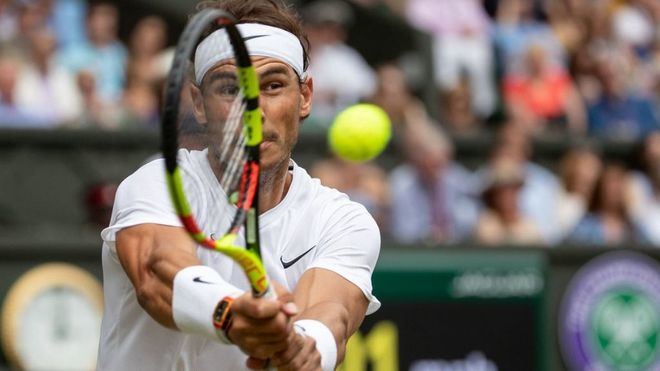 Nadal aplasta a Tsonga y accede a los octavos de final de Wimbledon