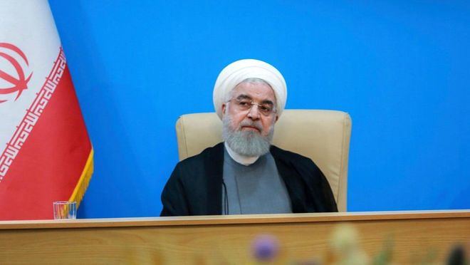Foto de archivo de Hasán Rohani, presidente de Irán
