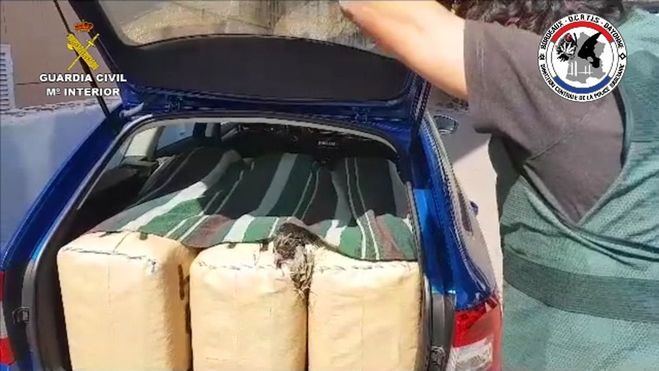 Cae un grupo de narcotraficantes muy peligroso y violento al que intervienen 2.400 kilos de hachís