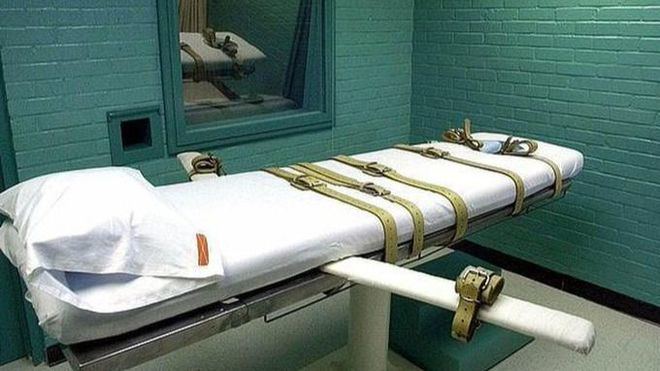 Una sala donde se inyecta la inyección letal.