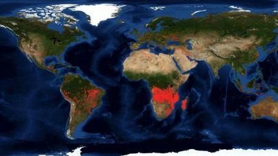 Hay más incendios en África que en el Amazonas