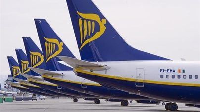Normalidad en la cuarta jornada de huelga de tripulantes de cabina de Ryanair