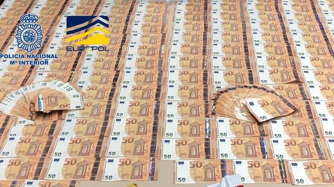 Cae una organización que distribuía billetes falsos de 50 euros por toda España