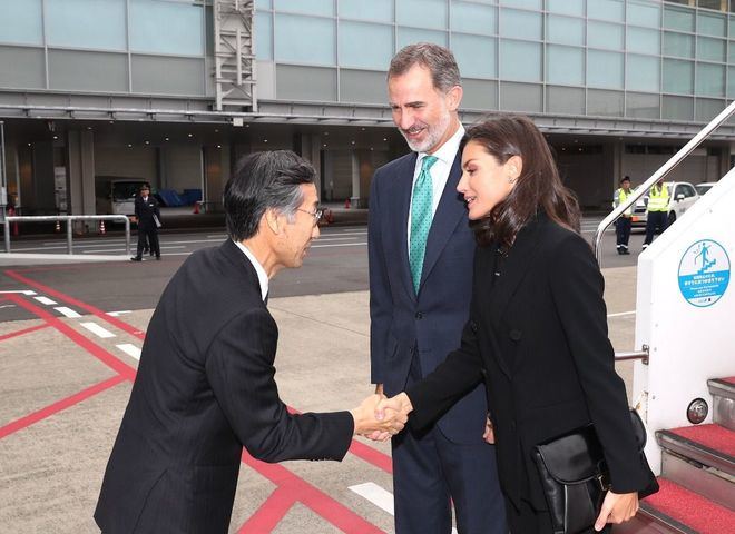 Los reyes de España asisten a la entronización del emperador del Japón