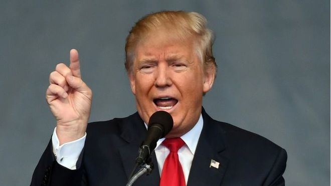El presidente de los Estados Unidos, Donald Trump