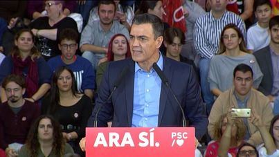 Sánchez apela a la Cataluña que 
