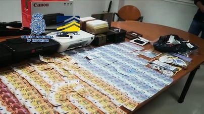 Desmantelan una imprenta clandestina y evitan la distribución de 250.000 euros falsos