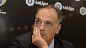 Tebas se marcha de la Liga de Fútbol Profesional con la intención de volver