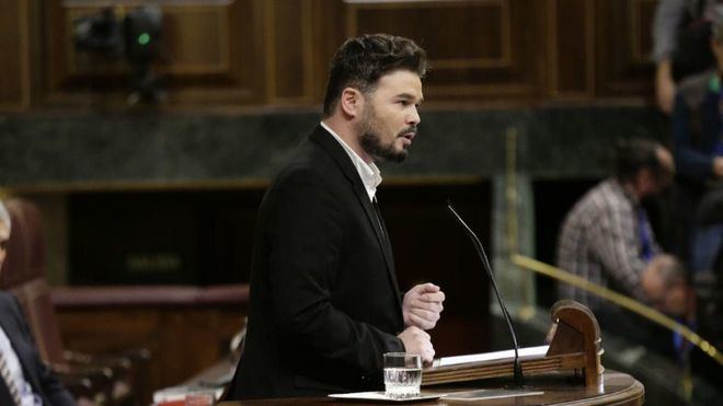 Rufián le recuerda a Sánchez que sin mesa de diálogo entre Generalitat y Gobierno 'no habrá legislatura'