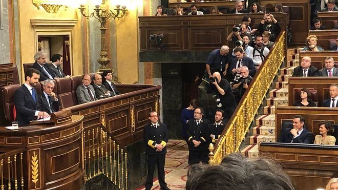 Casado a Sánchez: 'Su única patria es usted'