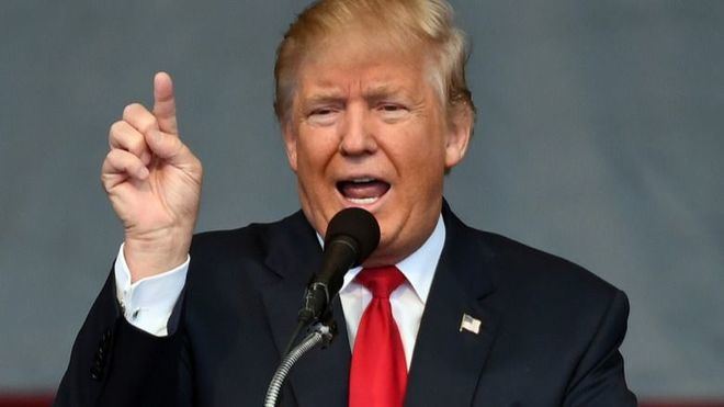 El presidente de los Estados Unidos, Donald Trump