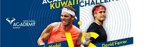 Rafa Nadal jugará con David Ferrer el partido inaugural de su academia en Kuwait