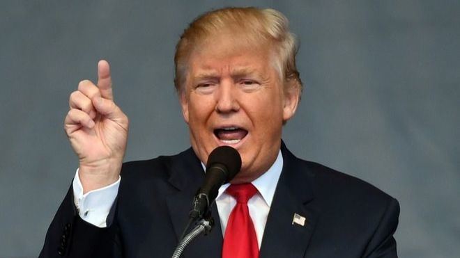 El presidente de los Estados Unidos, Donald Trump