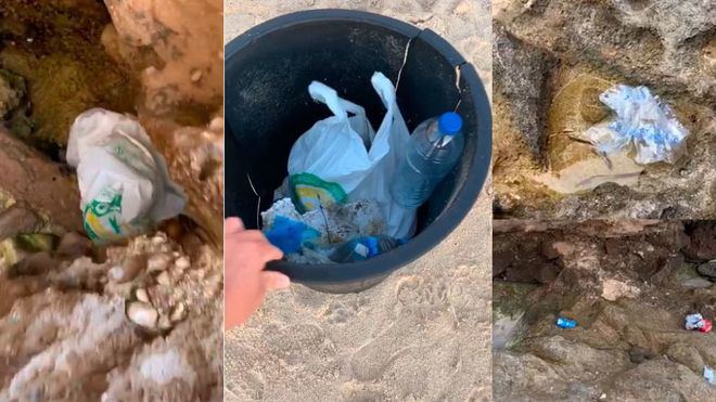 El 92 por ciento de la basura hallada en playas del Mediterráneo es plástico