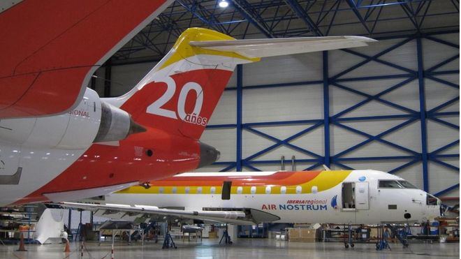 Air Nostrum se queda en tierra