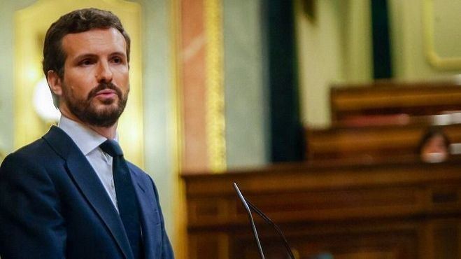 Casado apoya la prórroga pero acusa a Sánchez de pecar de 'incompetencia' y no de prudencia
