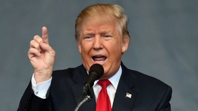 El presidente de los Estados Unidos, Donald Trump