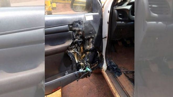 Es un bulo que arda un gel hidroalcohólico por estar en un coche al sol