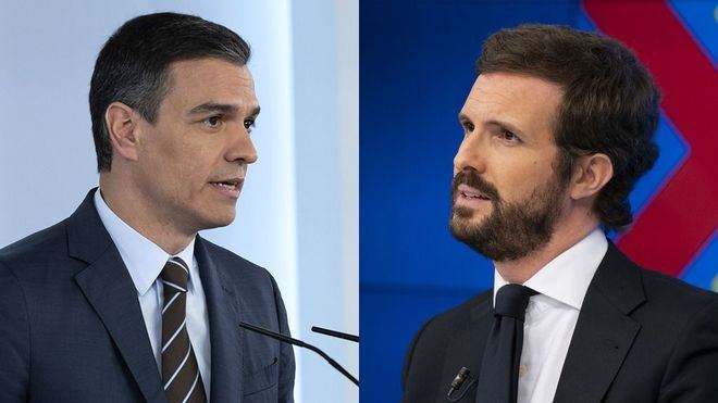 Sánchez y Casado se culpan mutuamente de avivar la crispación