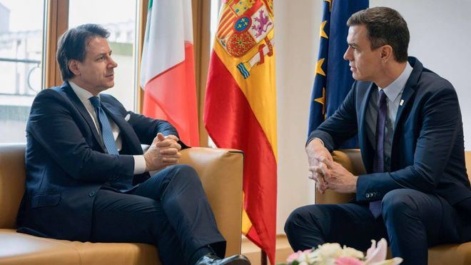 España e Italia unen sus fuerzas en la cumbre europea sobre el plan de reactivación económica