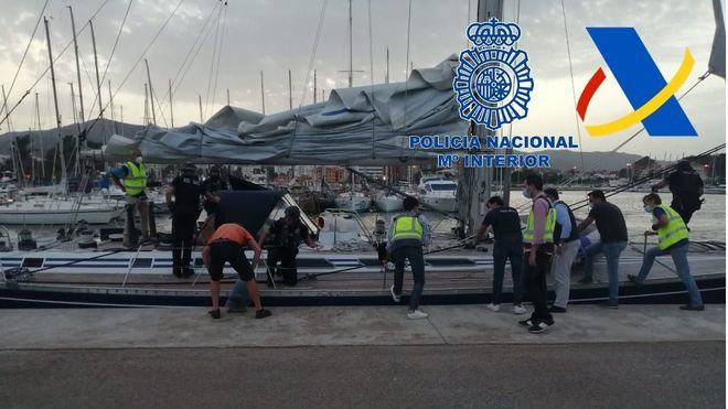 Incautadas 35 toneladas de hachís de narcoveleros en Mallorca, Gibraltar y Canarias