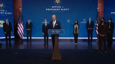 Biden presenta a su Gabinete: "Estados Unidos está de vuelta, lista para liderar el mundo”
