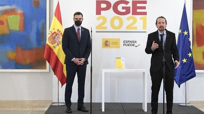 El Congreso aprueba por amplia mayoría los presupuestos de Sánchez e Iglesias