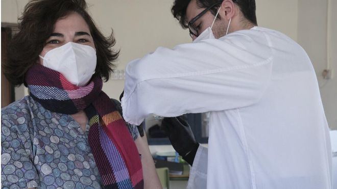 Las autonomías han administrado el 95,9 por ciento de las dosis recibidas