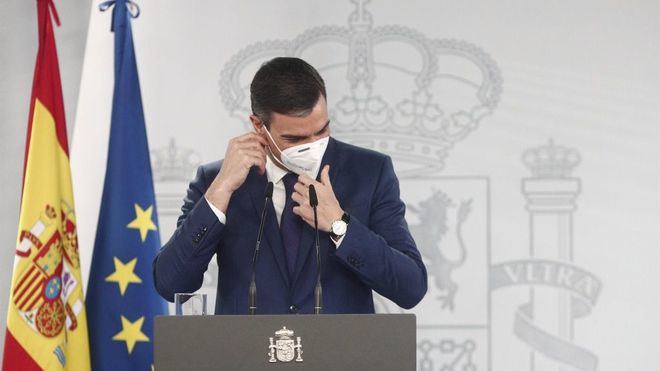Sánchez dice que el 70 por ciento de la población estará vacunada 'a finales de agosto'