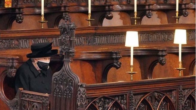 Minuto de silencio en el Reino Unido durante el funeral del duque de Edimburgo