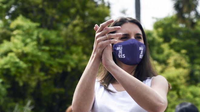 Irene Montero relaciona los últimos crímenes machistas con el final del estado de alarma