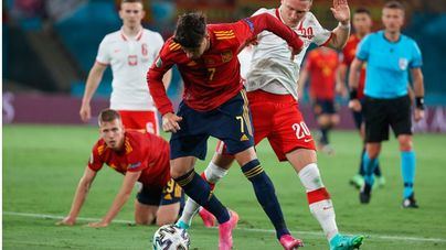España se jugará pasar a octavos ante Eslovaquia tras empatar con Polonia