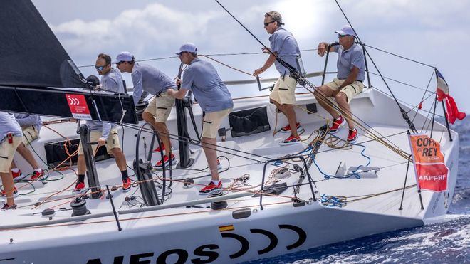 El 'Aifos 500' de Felipe VI se sitúa segundo tras la etapa inicial de la Copa del Rey de Vela