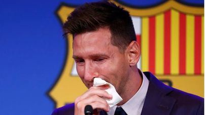 Un emocionado Messi reconoce que "no estaba preparado" para despedirse del Barça