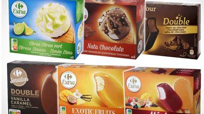 Carrefour retira lotes de 29 tipos de helado de su marca por óxido de etileno