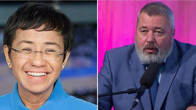 Los periodistas Maria Ressa y Dmitry Muratov ganan el Nobel de la Paz