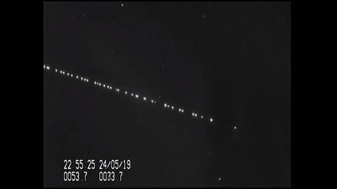 Un satélite se desintegra sobre España