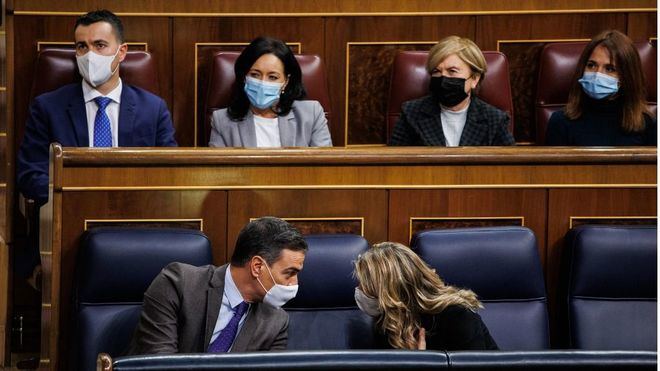 Sánchez saca adelante la reforma laboral con un voto equivocado del PP