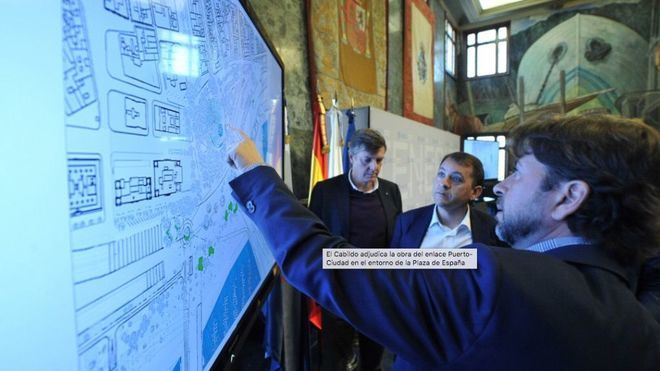 El Cabildo adjudica la obra del enlace Puerto-Ciudad en el entorno de la Plaza de España