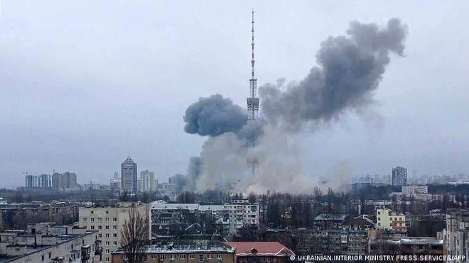 Rusia lanza un ataque masivo contra Kiev
