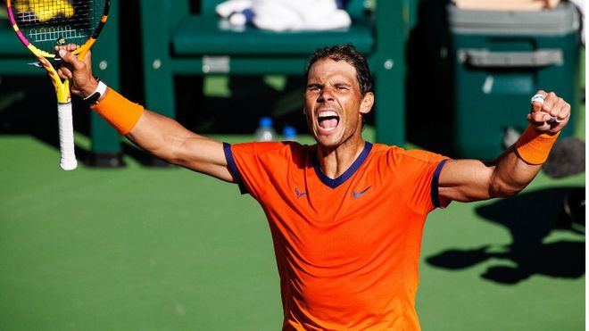 Nadal vence al británico Evans y accede a cuartos de Indian Wells