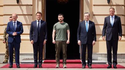 Respaldo de Francia, Alemania e Italia para que Ucrania ingrese en la Unión Europea