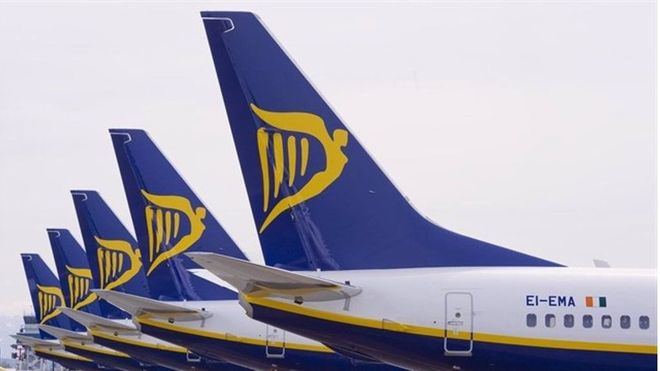 Ryanair pretende operar el 100 por cien de sus vuelos, pese a la huelga
