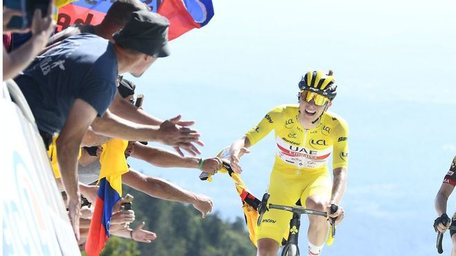 El esloveno Pogacar asesta un golpe al Tour