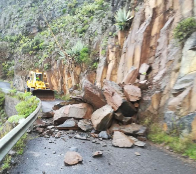 El operativo del Cabildo atiende a una veintena de incidencias en La Gomera